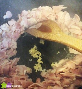 Add some 'squished' garlic