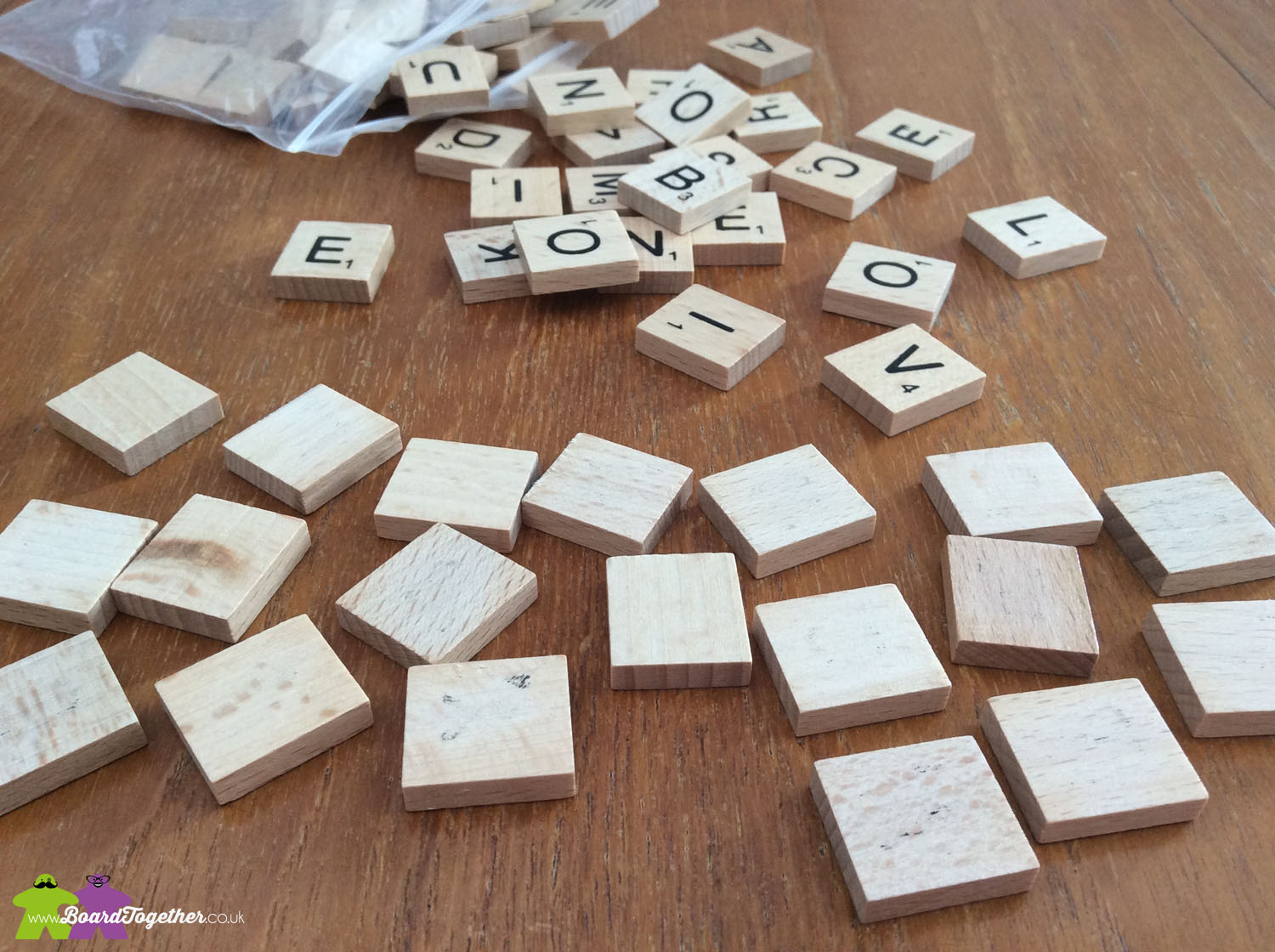 Sanding Scrabble Tiles