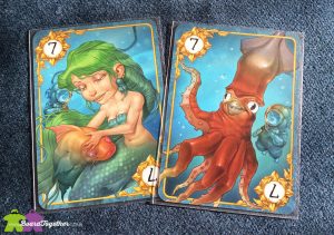Captain Carcass mermaid card